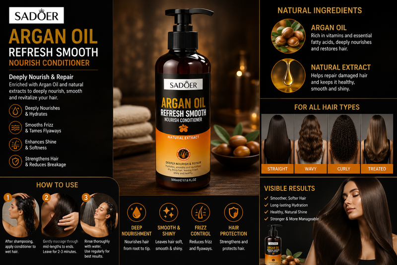 SADOER Argan Oil Refresh Smooth Conditioner