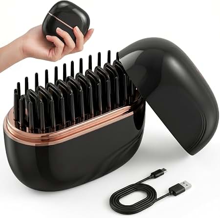 Wireless Hair Straightening Brush